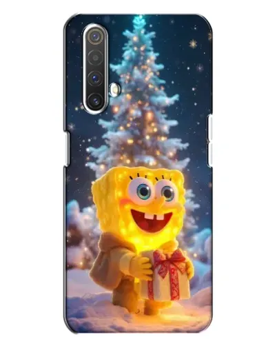 Чехол для Realme X3 с картинкой «Рождественский Спанч Боб» Чехол для Realme X3 с картинкой «Рождественский Спанч Боб»