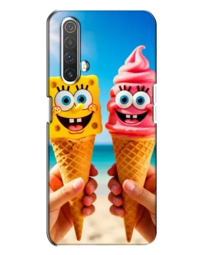 Чехол для Realme X3 с картинкой «Спанч Боб мороженое» Чехол для Realme X3 с картинкой «Спанч Боб мороженое»