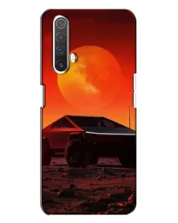 Чехол для Realme X3 с картинкой «Cybertruck на Марсе»