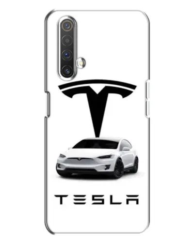 Чехол для Realme X3 с картинкой «Tesla White Style»