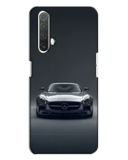 Чехол для Realme X3 с картинкой «Mercedes на черном»