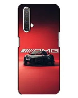 Чехол для Realme X3 с картинкой «Mercedes AMG — красная линия»