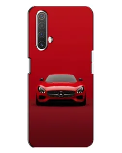 Чехол для Realme X3 с картинкой «Красный Mercedes AMG»