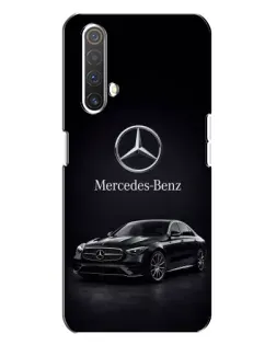 Чехол для Realme X3 с картинкой «Mercedes — решетка радиатора»