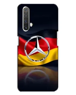 Чехол для Realme X3 с картинкой «Mercedes — флаг Германии»