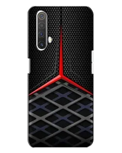 Чехол для Realme X3 с картинкой «Mercedes Carbon Grid»