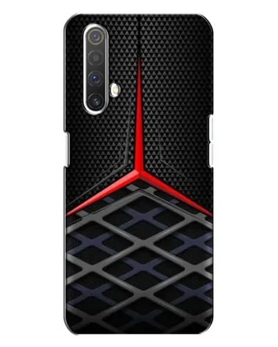 Чехол для Realme X3 с картинкой «Mercedes Carbon Grid»