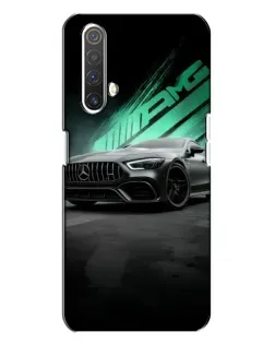 Чехол для Realme X3 с картинкой «Темный Mercedes AMG»