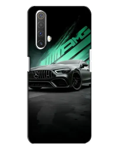 Чехол для Realme X3 с картинкой «Темный Mercedes AMG»