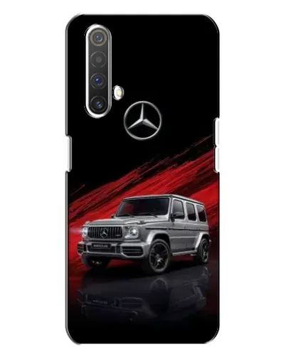 Чехол для Realme X3 с картинкой «Mercedes G-Class красный»