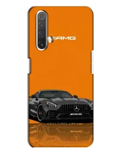 Чехол для Realme X3 с картинкой «Оранжевый Mercedes AMG»