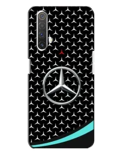 Чехол для Realme X3 с картинкой «Mercedes — бирюзовый акцент»