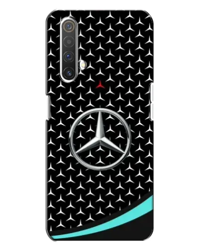 Чехол для Realme X3 с картинкой «Mercedes — бирюзовый акцент»