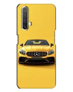 Чехол для Realme X3 с картинкой «Желтый Mercedes GT»