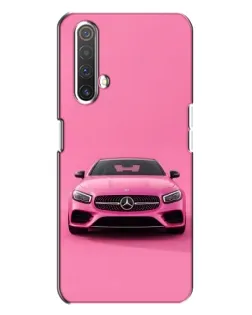 Чохол для Realme X3 з картинкою «Рожевий Mercedes AMG»
