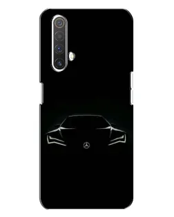 Чохол для Realme X3 з картинкою «Mercedes — силует авто»