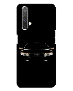 Чехол для Realme X3 с картинкой «Audi — ночной контур»