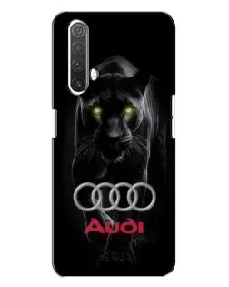 Чехол для Realme X3 с картинкой «Пантера и Audi»