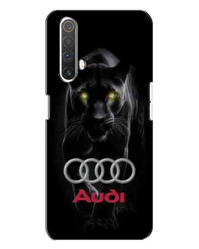 Чехол для Realme X3 с картинкой «Пантера и Audi»