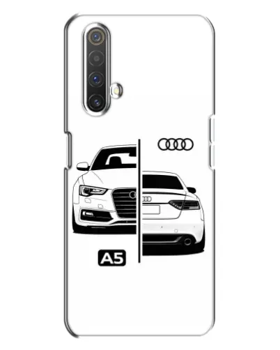 Чехол для Realme X3 с картинкой «Audi — контрастный дизайн»
