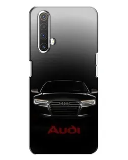 Чехол для Realme X3 с картинкой «Audi — градиентный контур»