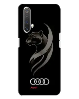 Чехол для Realme X3 с картинкой «Графика — пантера и Audi»