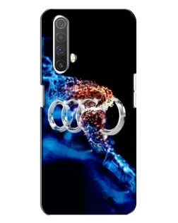 Чехол для Realme X3 с картинкой «Энергия лого Audi»