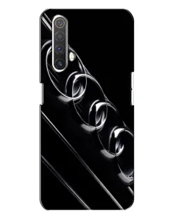 Чехол для Realme X3 с картинкой «Audi — абстрактные кольца»