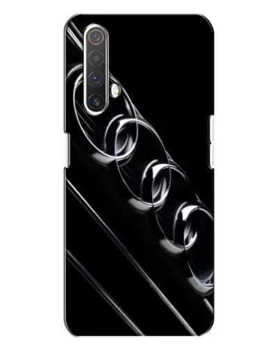 Чехол для Realme X3 с картинкой «Audi — абстрактные кольца»