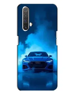 Чехол для Realme X3 с картинкой «Audi — голубая энергия»