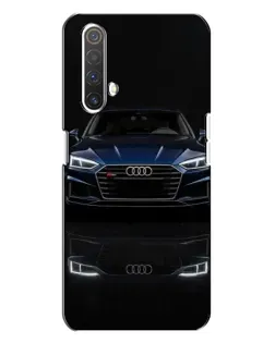 Чехол для Realme X3 с картинкой «Audi — ночное отражение»