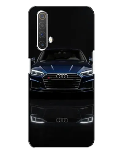 Чехол для Realme X3 с картинкой «Audi — ночное отражение»