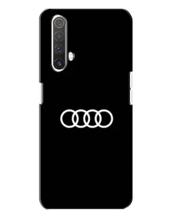 Чехол для Realme X3 с картинкой «Audi White Logo»