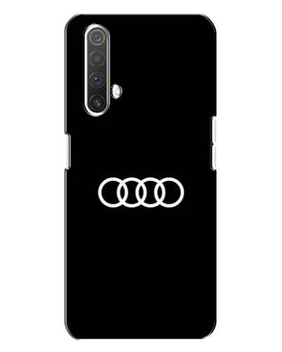 Чехол для Realme X3 с картинкой «Audi White Logo»