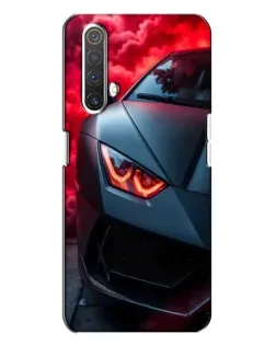 Чехол для Realme X3 с картинкой «Lamborghini красное сияние»