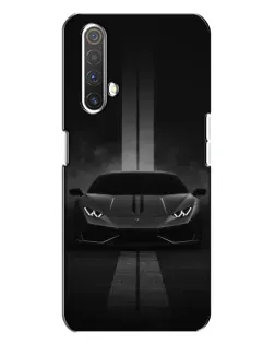 Чехол для Realme X3 с картинкой «Lamborghini симметрия дорог»