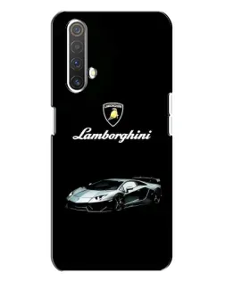 Чехол для Realme X3 с картинкой «Логотип Lamborghini классика»
