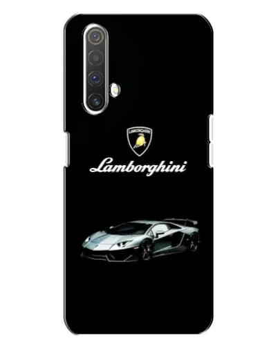 Чехол для Realme X3 с картинкой «Логотип Lamborghini классика»