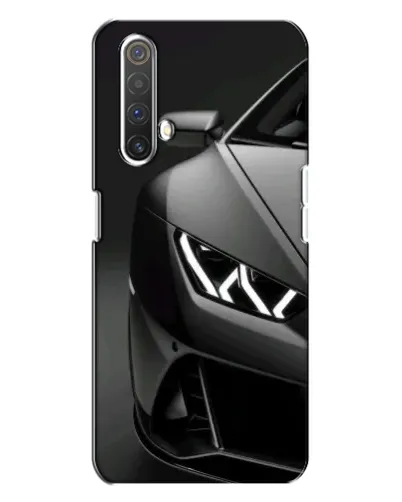 Чехол для Realme X3 с картинкой «Lamborghini фары детализация»