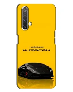 Чехол для Realme X3 с картинкой «Lamborghini Huracan черный»