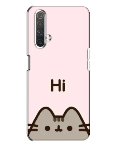 Чехол для Realme X3 с картинкой «Пушин говорит Hi» Чехол для Realme X3 с картинкой «Пушин говорит Hi»