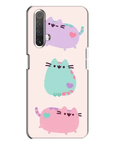 Чехол для Realme X3 с картинкой «Pusheen трио» Чехол для Realme X3 с картинкой «Pusheen трио»