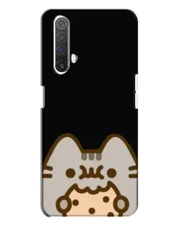Чехол для Realme X3 с картинкой «Пушин на черном»