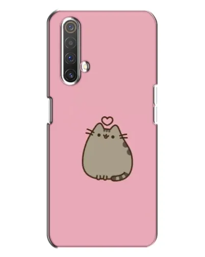 Чехол для Realme X3 с картинкой «Pusheen сердце» Чехол для Realme X3 с картинкой «Pusheen сердце»