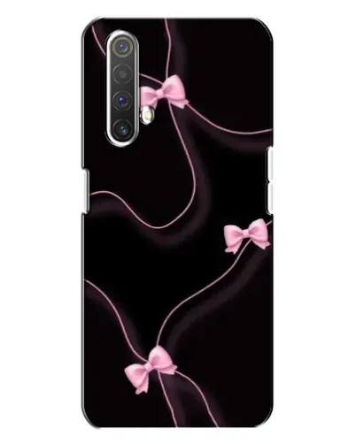 Чехол для Realme X3 с картинкой «Розовые ленты»