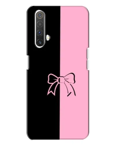 Чехол для Realme X3 с картинкой «Половинки банта»