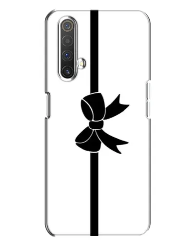 Чехол для Realme X3 с картинкой «Вертикальный бант»