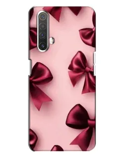 Чехол для Realme X3 с картинкой «Бордовый атлас»