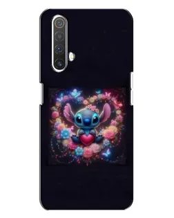 Чехол для Realme X3 с картинкой «Stitch в цветах» Чехол для Realme X3 с картинкой «Stitch в цветах»