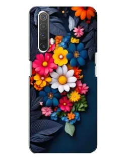 Чехол для Realme X3 с картинкой «Цветочная феерия»